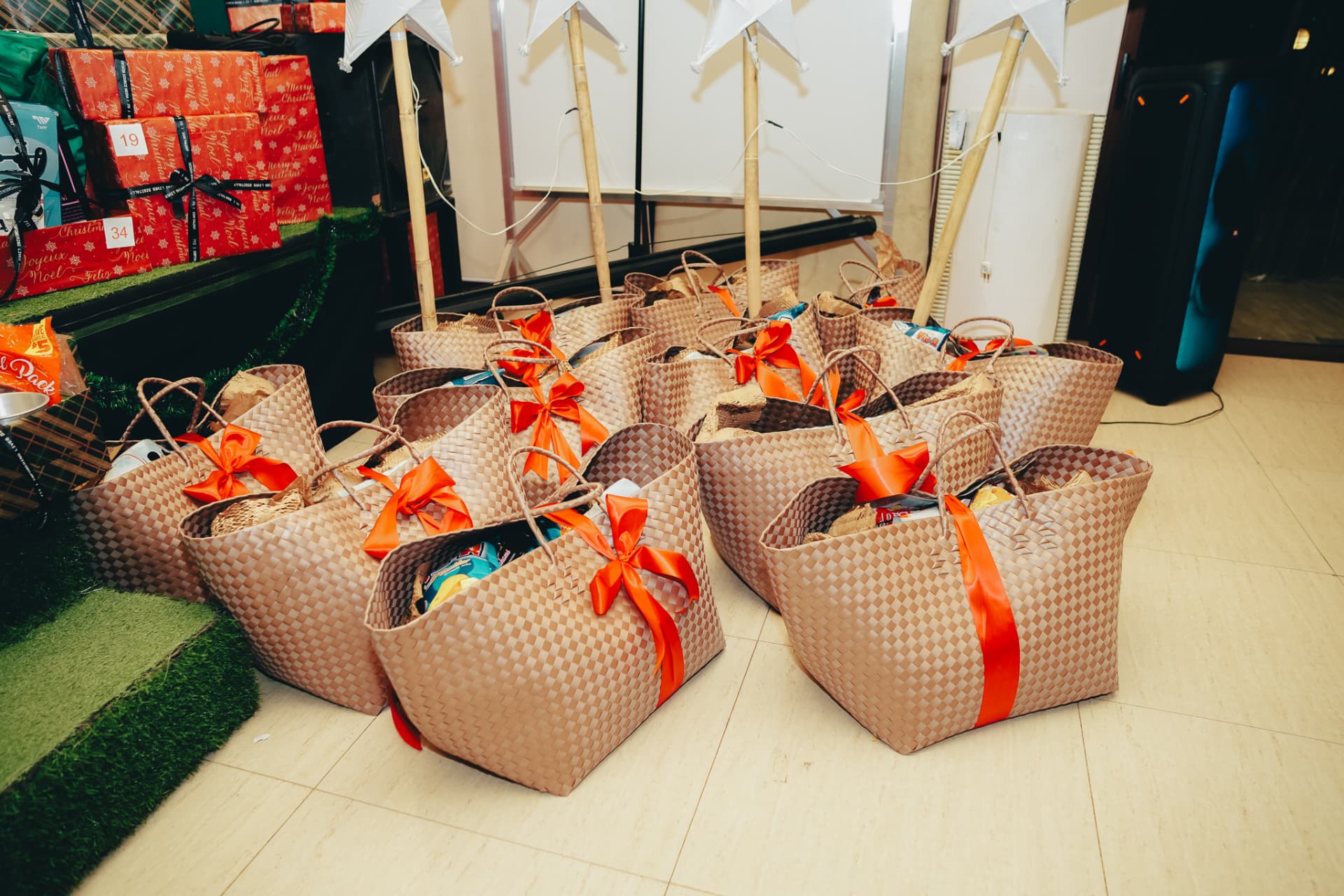 Christmas baskets ready for everyone